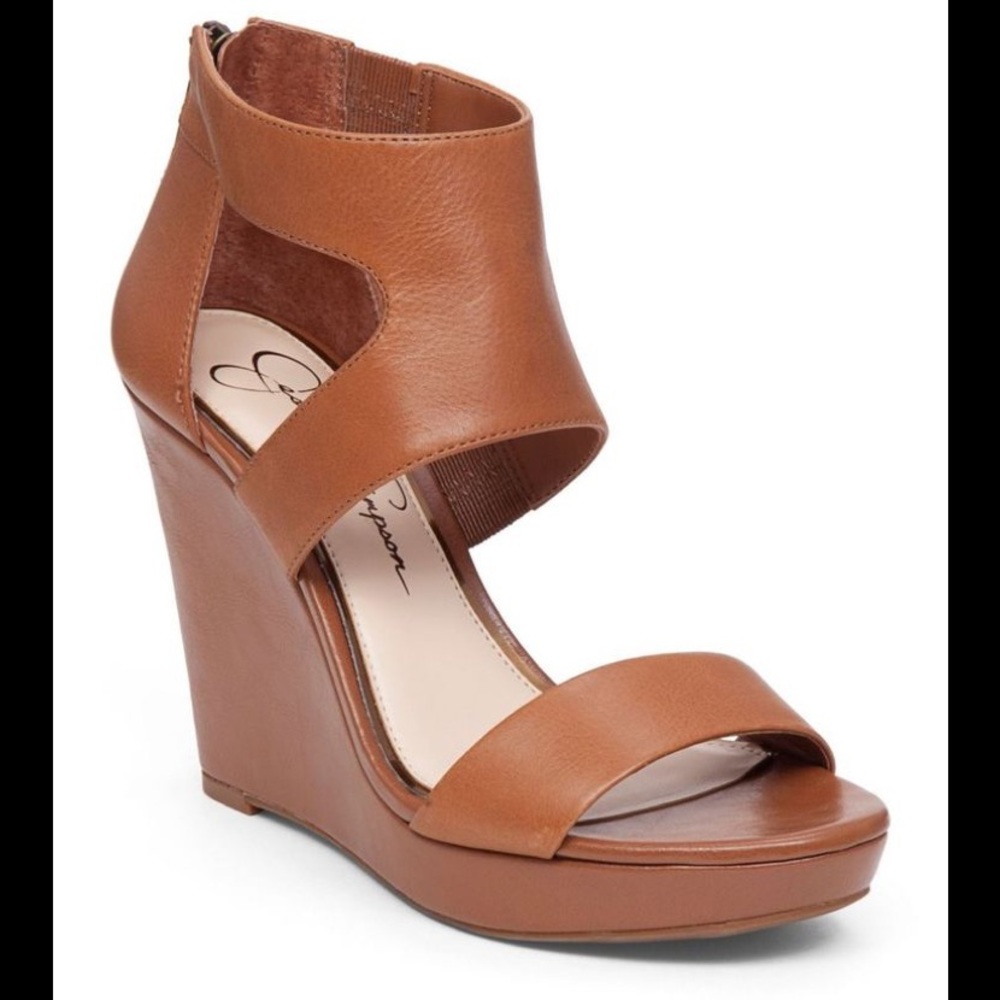 Jessica Simpson JULMI Wedge Burnt Umber 8M